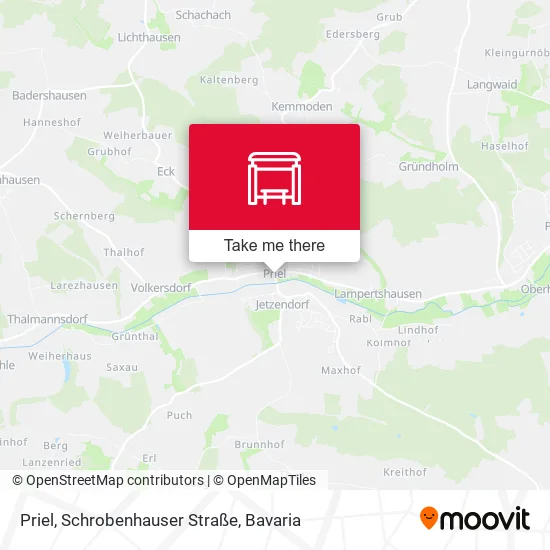 Карта Priel, Schrobenhauser Straße
