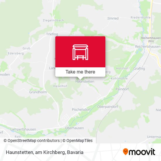 Haunstetten, am Kirchberg map