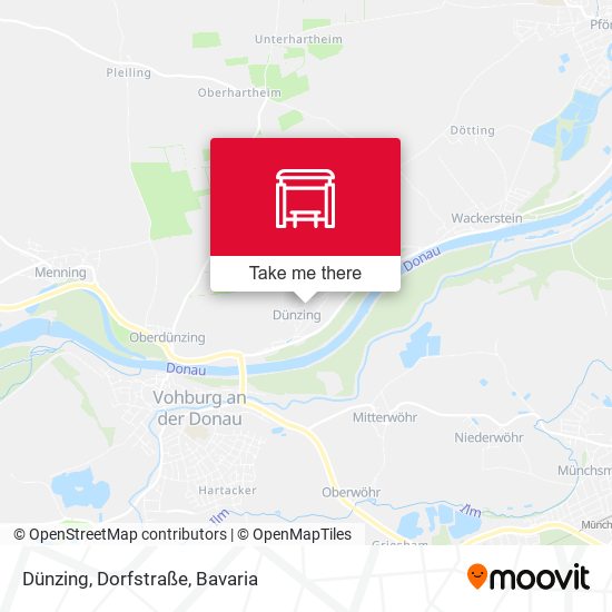 Dünzing, Dorfstraße map