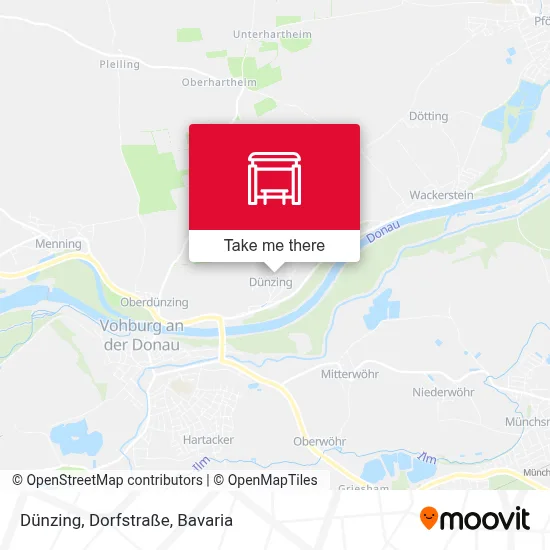 Dünzing, Dorfstraße map