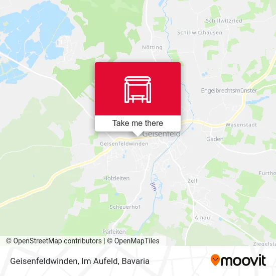 Карта Geisenfeldwinden, Im Aufeld