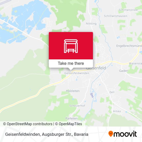 Geisenfeldwinden, Augsburger Str. map
