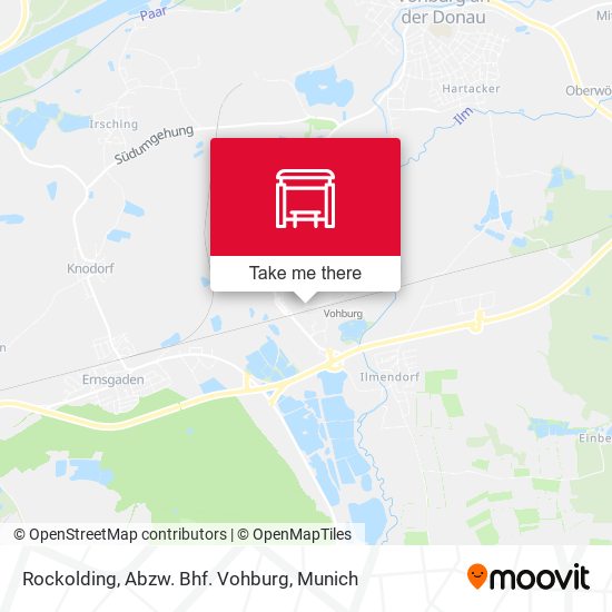 Rockolding, Abzw. Bhf. Vohburg map