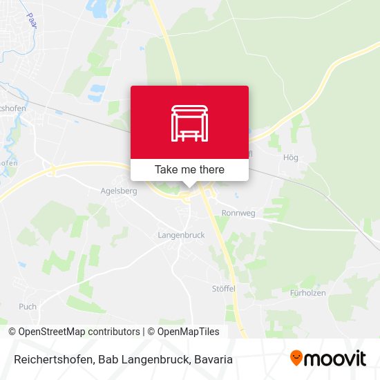 Reichertshofen, Bab Langenbruck map