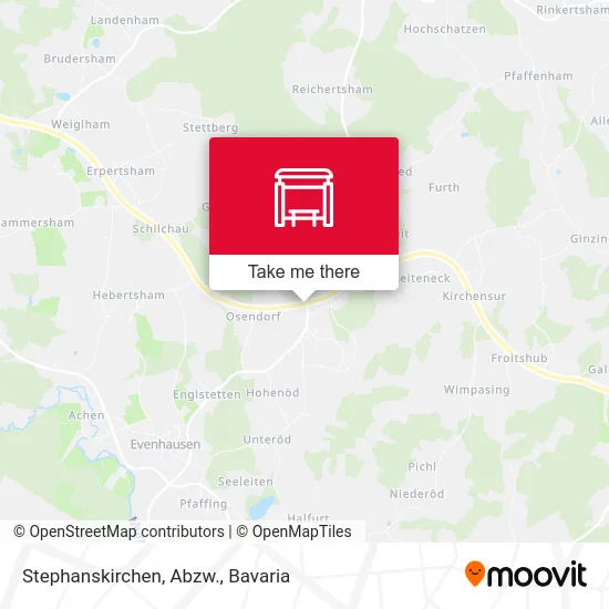 Карта Stephanskirchen, Abzw.