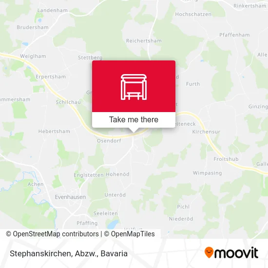 Карта Stephanskirchen, Abzw.