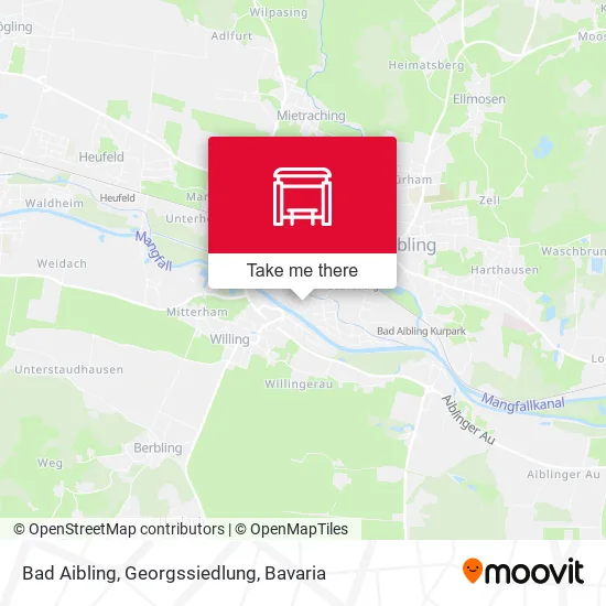 Bad Aibling, Georgssiedlung map