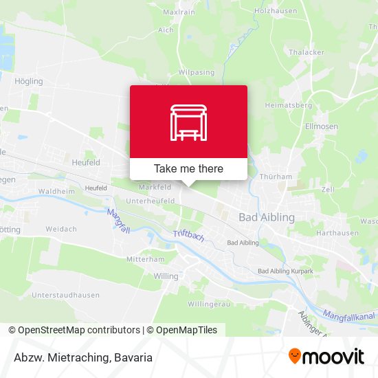 Abzw. Mietraching map