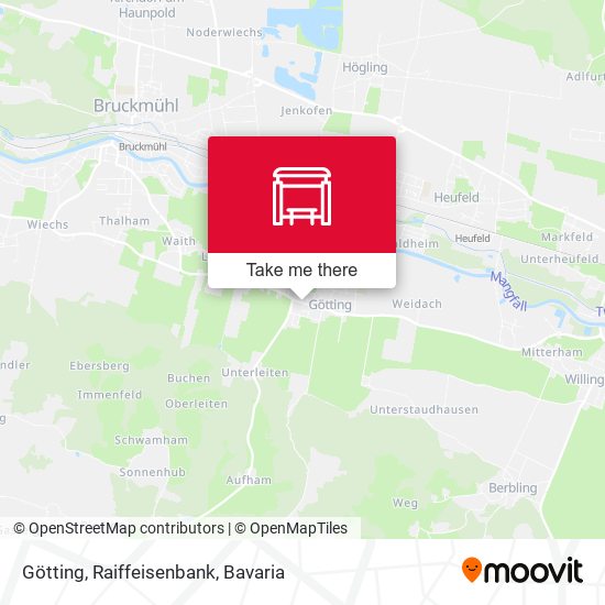 Götting, Raiffeisenbank map