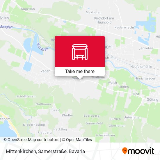 Mittenkirchen, Samerstraße map