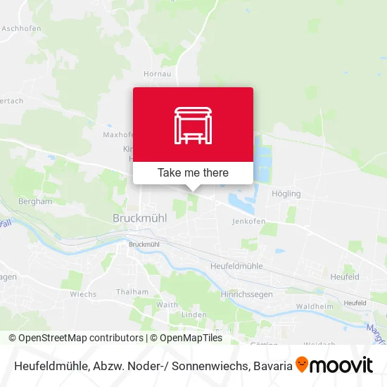Карта Heufeldmühle, Abzw. Noder-/ Sonnenwiechs