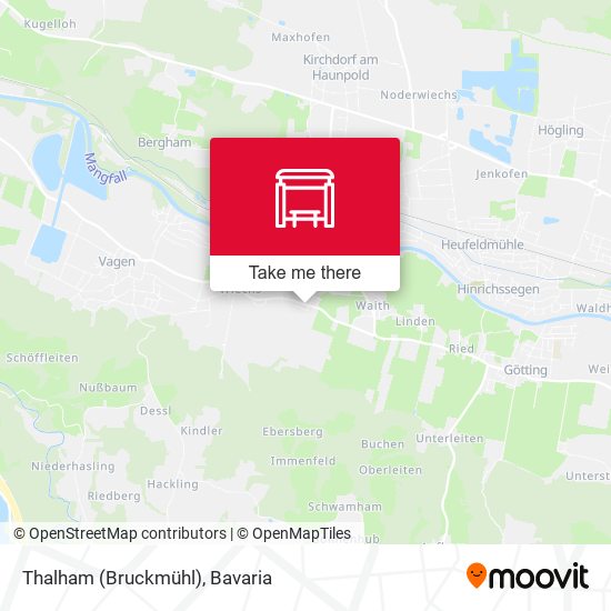 Thalham (Bruckmühl) map