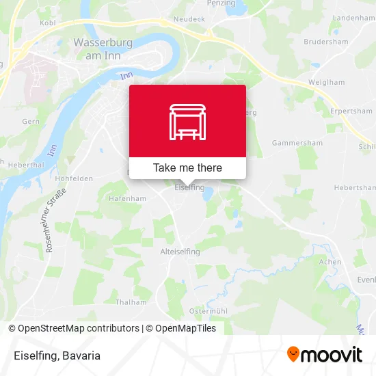 Карта Eiselfing