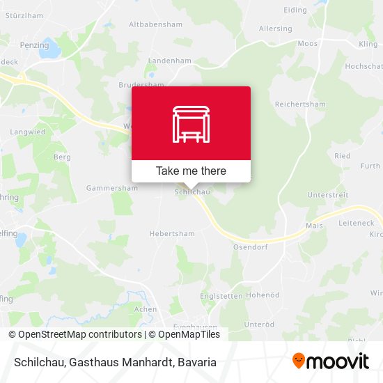 Schilchau, Gasthaus Manhardt map