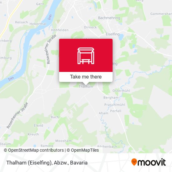 Thalham (Eiselfing), Abzw. map