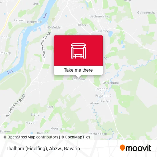 Карта Thalham (Eiselfing), Abzw.