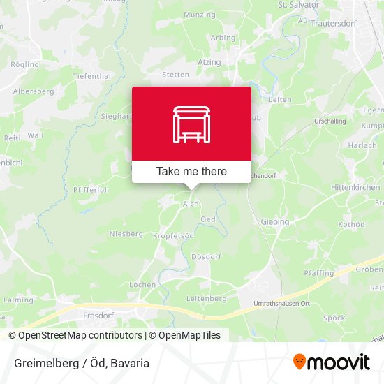 Карта Greimelberg / Öd
