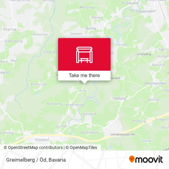 Карта Greimelberg / Öd