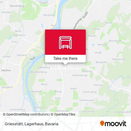 Griesstätt, Lagerhaus map