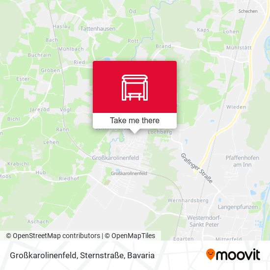 Großkarolinenfeld, Sternstraße map