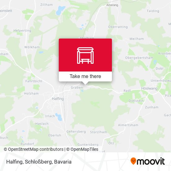 Halfing, Schloßberg map