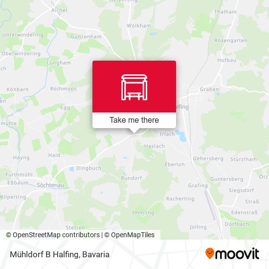Mühldorf B Halfing map