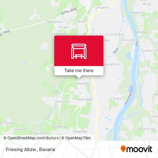 Friesing Abzw. map