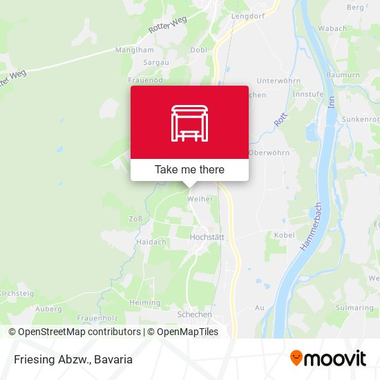 Карта Friesing Abzw.