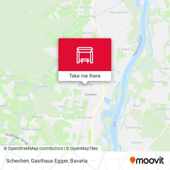 Карта Schechen, Gasthaus Egger