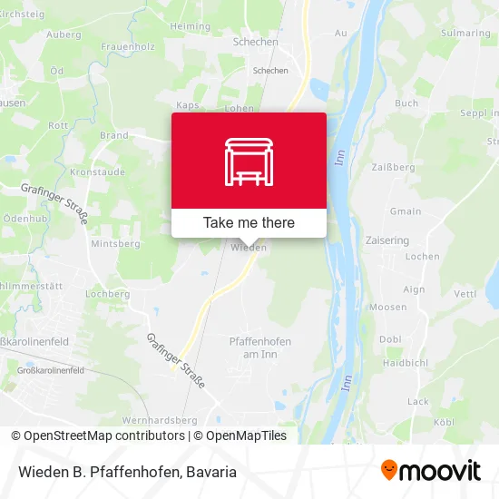Карта Wieden B. Pfaffenhofen