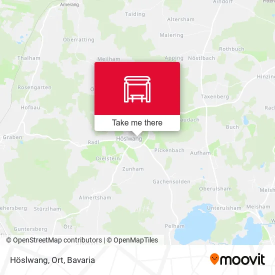 Карта Höslwang, Ort