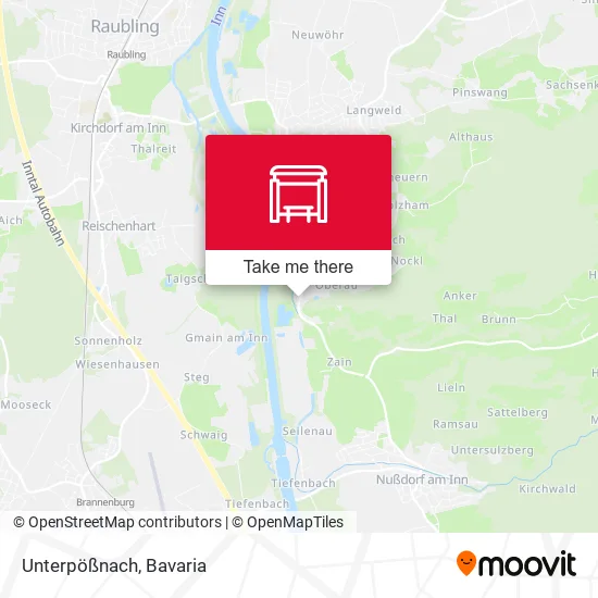 Карта Unterpößnach