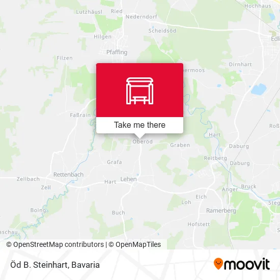 Карта Öd B. Steinhart