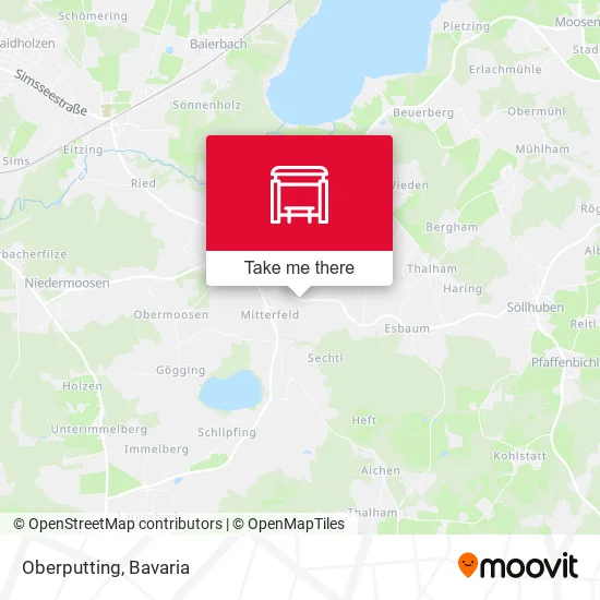 Карта Oberputting