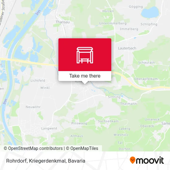 Карта Rohrdorf, Kriegerdenkmal