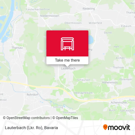 Lauterbach (Lkr. Ro) map