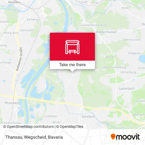 Карта Thansau, Wegscheid