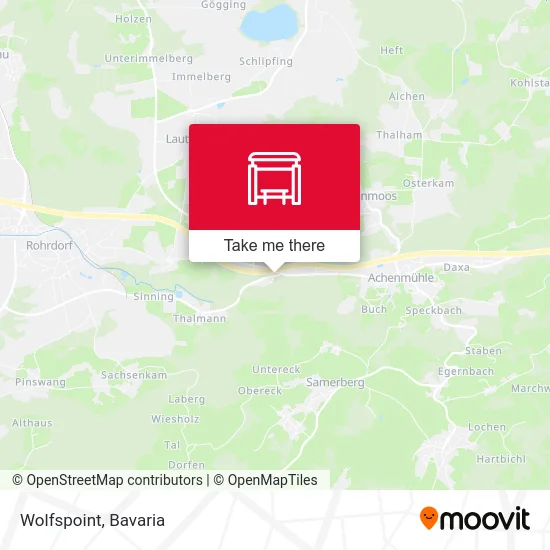 Карта Wolfspoint