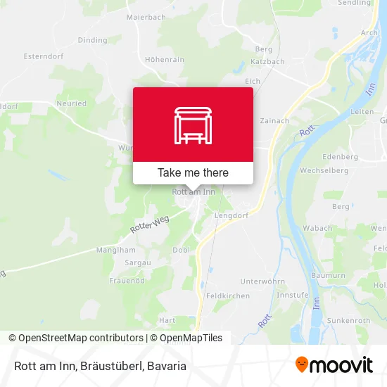 Карта Rott am Inn, Bräustüberl