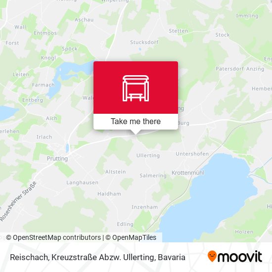 Reischach, Kreuzstraße Abzw. Ullerting map
