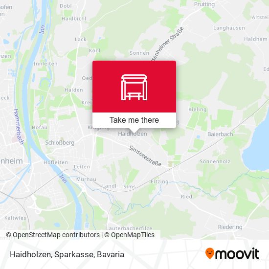 Карта Haidholzen, Sparkasse