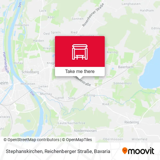 Карта Stephanskirchen, Reichenberger Straße