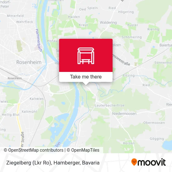 Карта Ziegelberg (Lkr Ro), Hamberger