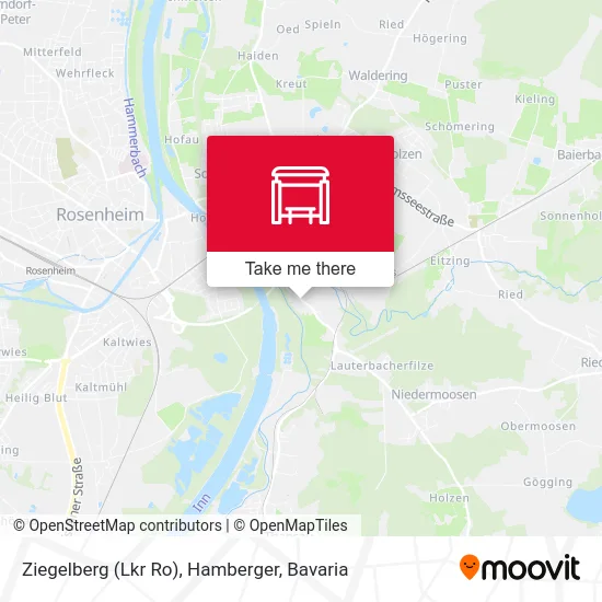 Карта Ziegelberg (Lkr Ro), Hamberger