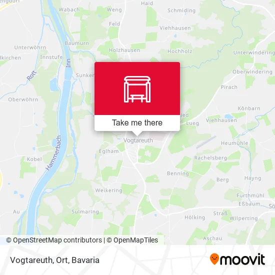 Карта Vogtareuth, Ort