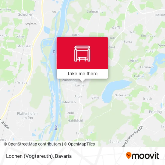 Карта Lochen (Vogtareuth)