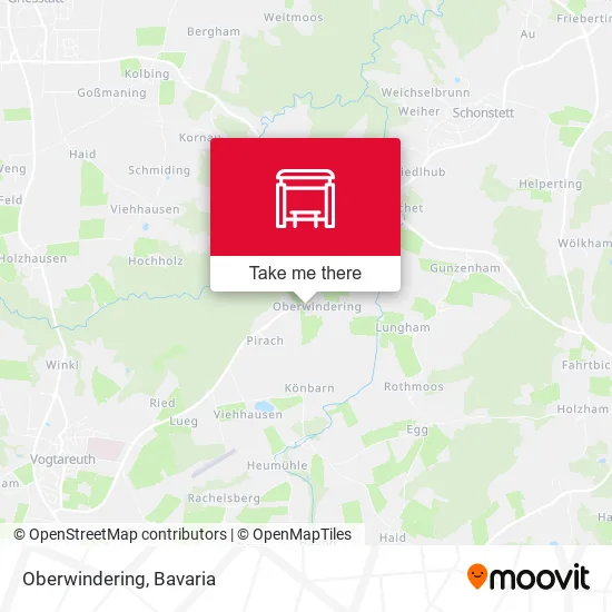 Карта Oberwindering
