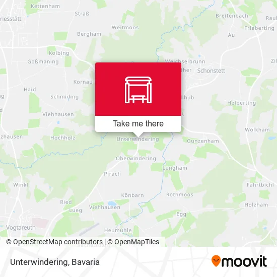 Карта Unterwindering