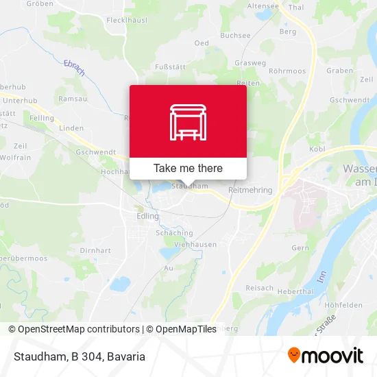 Карта Staudham, B 304