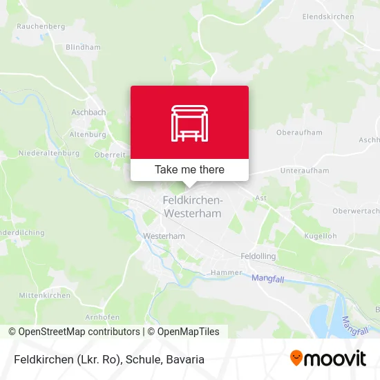 Карта Feldkirchen (Lkr. Ro), Schule